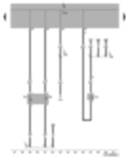 Wiring Diagram  SEAT LEON 2013 - Hazard warning light switch - reversing light switch - onboard supply control unit