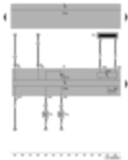 Wiring Diagram  SEAT LEON 2009 - Immobilizer reader coil - handbrake warning switch - brake fluid level warning contact - dash panel insert - immobilizer control unit