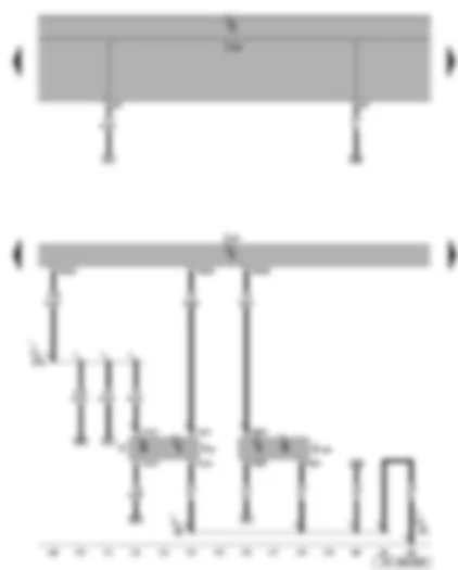 Wiring Diagram  SEAT LEON 2009 - Brake light switch - cruise control system brake pedal switch - clutch position sender - 4HV control unit