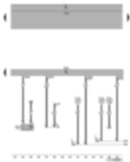 Wiring Diagram  SEAT LEON 2009 - Radiator outlet coolant temperature sender - 4HV control unit
