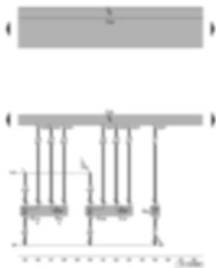 Wiring Diagram  SEAT LEON 2009 - Intake manifold flap motor and potentiometer - exhaust gas recirculation potentiometer and valve - Motronic control unit