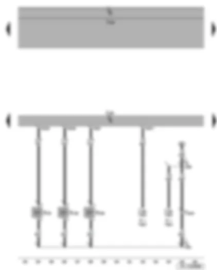 Wiring Diagram  SEAT LEON 2009 - Activated charcoal filter system solenoid valve 1 (pulsed) - variable intake manifold change-over valve - inlet camshaft control valve 1