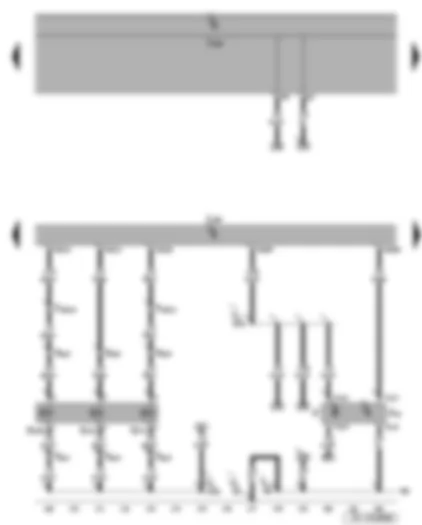 Wiring Diagram  SEAT LEON 2009 - Brake light switch - charge pressure control solenoid valve - exhaust gas recirculation cooler change-over valve - exhaust gas recirculation valve