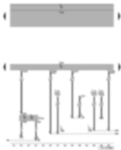 Wiring Diagram  SEAT LEON 2009 - Diagnosis connection - clutch position sender - diesel direct injection system control unit