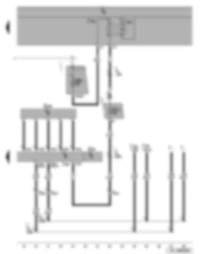 Wiring Diagram  SEAT LEON 2009 - Steering angle sender - steering moment sender - power steering control unit