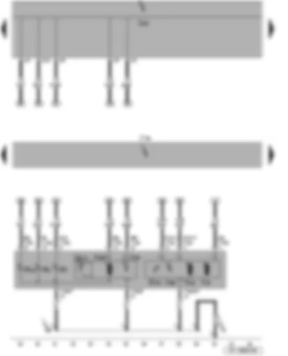 Wiring Diagram  SEAT LEON 2013 - Power output module for right headlight - cornering light and headlight range control unit - right gas discharge light control unit