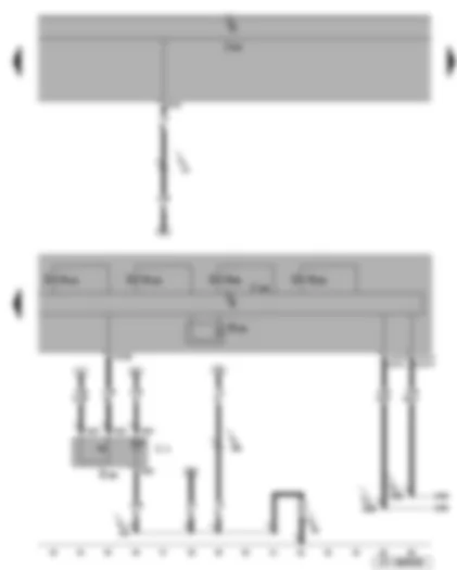 Wiring Diagram  SEAT LEON 2009 - TCS and ESP button - brake pressure sender 1 - ABS control unit with EDL/ESP - front ABS inlet and outlet valves