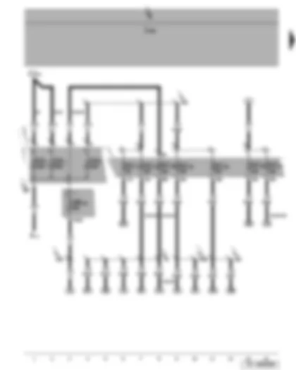 Wiring Diagram  SEAT LEON 2010 - Fuses - onboard supply control unit