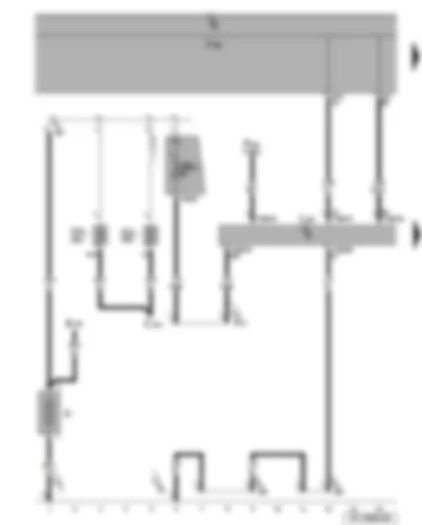 Wiring Diagram  SEAT LEON 2013 - Battery - steering column electronics control unit