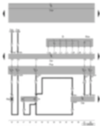 Wiring Diagram  SEAT LEON 2011 - Horn plate - driver side airbag igniter - steering column electronics control unit - multifunction steering wheel control unit