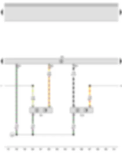 Wiring Diagram  SEAT LEON 2015 - Hall sender - Hall sender 2 - Engine control unit