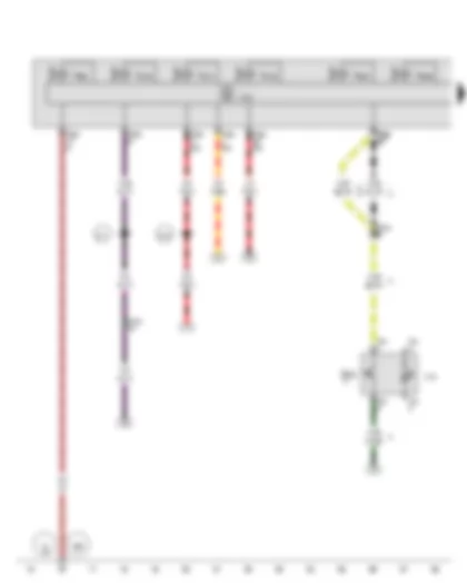 Wiring Diagram  SEAT LEON 2013 - Tyre Pressure Monitoring System button - ABS control unit