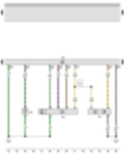 Wiring Diagram  SEAT LEON 2015 - Hall sender - Coolant temperature sender - Engine control unit - Charge pressure positioner