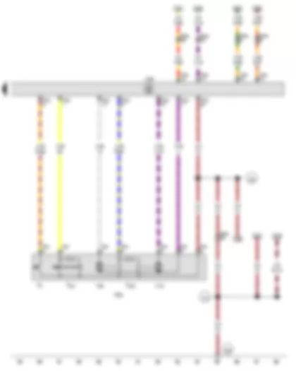 Wiring Diagram  SEAT LEON 2015 - Driver door control unit - Driver door lock unit