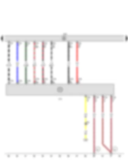Wiring Diagram  SEAT LEON 2016 - Trailer detector control unit - Trailer socket