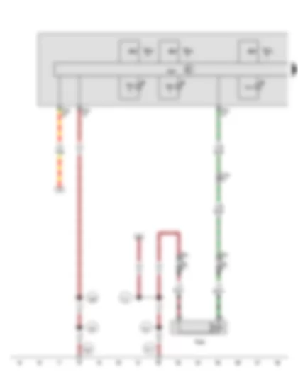 Wiring Diagram  SEAT LEON 2015 - Climatronic control unit - Air conditioner compressor regulating valve