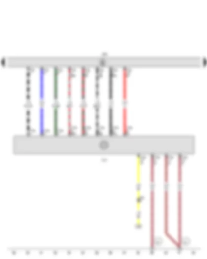 Wiring Diagram  SEAT LEON 2015 - Trailer detector control unit - Trailer socket
