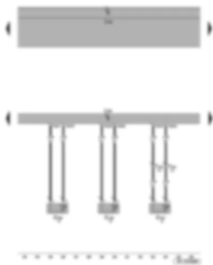 Wiring Diagram  SEAT LEON 2006 - Temperature sender before particulate filter - temperature sender before turbocharger - temperature sender after particulate filter