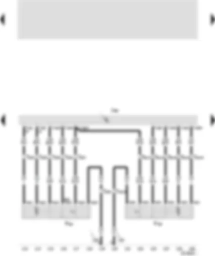 Wiring Diagram  SEAT LEON 2000 - Convenience system central control unit - locking unit for central locking - rear left - locking unit for central locking - rear right