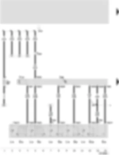 Wiring Diagram  SEAT LEON 2000 - Door control unit - driver