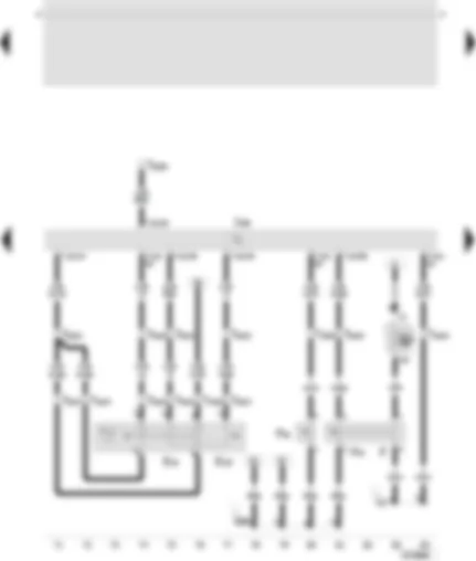 Wiring Diagram  SEAT LEON 2002 - Control unit for Diesel direct injection system - CCS switch - CCS button (Set) - brake light switch - clutch pedal switch