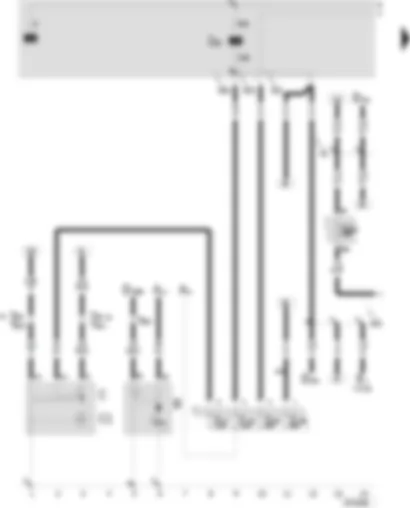 Wiring Diagram  SEAT LEON 2000 - Battery - starter - alternator - voltage regulator - ignition/starter switch - relief relay for x contact
