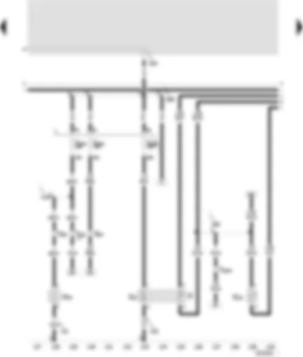 Wiring Diagram  SEAT LEON 2001 - Fuel gauge sender - fuel pump (pre-supply pump) - coolant shortage indicator sender