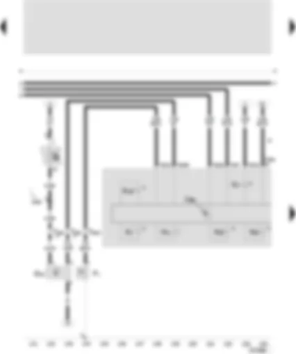 Wiring Diagram  SEAT LEON 2002 - Control unit with display in dash panel insert - oil pressure switch - speedometer sender - oil pressure warning buzzer - alternator warning lamp