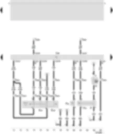 Wiring Diagram  SEAT LEON 2001 - Diesel direct injection system control unit - cruise control system switch - cruise control system (CCS) SET button - brake light switch - clutch pedal switch