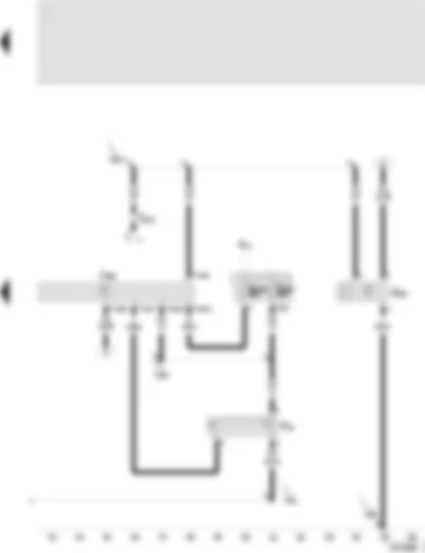 Wiring Diagram  SEAT LEON 2000 - Radiator fan control unit - radiator fan temperature switch - high pressure sender