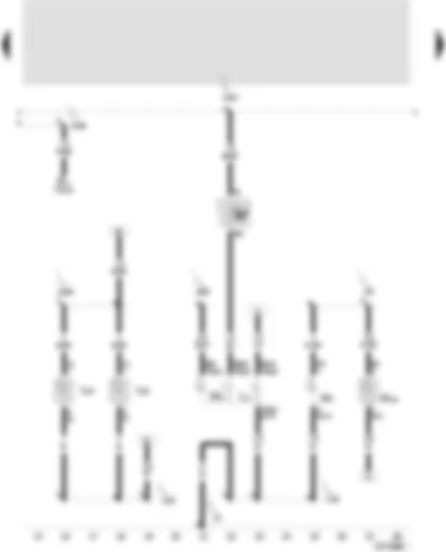 Wiring Diagram  SEAT LEON 2001 - Twin filament bulb/sealed beam insert - right - fog light bulb - left - fog light bulb - right - side light bulb - right