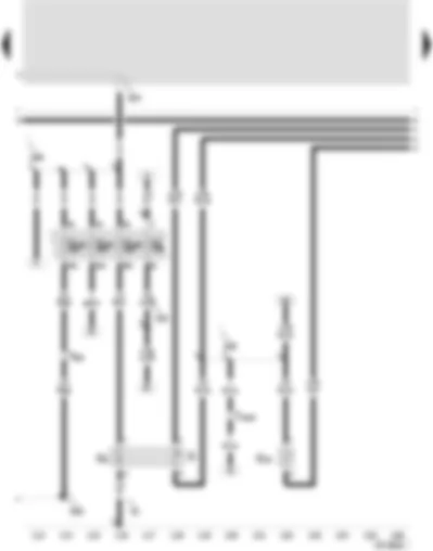 Wiring Diagram  SEAT LEON 2000 - Fuel gauge sender - fuel pump (pre-supply pump) - coolant shortage indicator sender