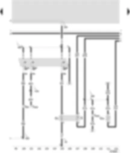 Wiring Diagram  SEAT LEON 2001 - Motronic control unit - Lambda probe after catalytic converter - Lambda probe 1 heater - after the catalytic converter - fuel pump relay