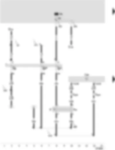 Wiring Diagram  SEAT LEON 1999 - Diesel direct injection control unit - brake light switch - CCS brake pedal switch/diesel direct injection system