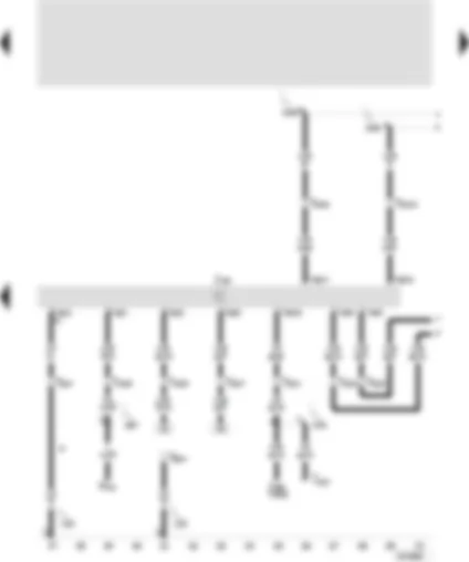 Wiring Diagram  SEAT LEON 2000 - Memory seat adjustment control unit