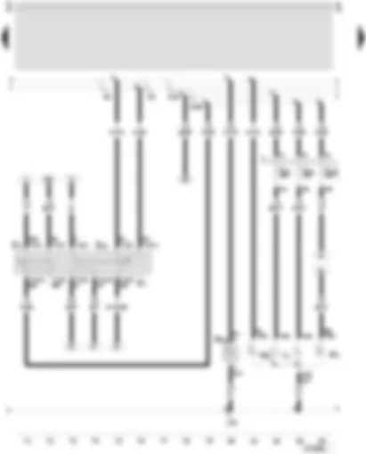 Wiring Diagram  SEAT LEON 2002 - Flasher switch - headlight dipper/flasher switch - parking light switch - twin filament bulb/sealed beam unit - left