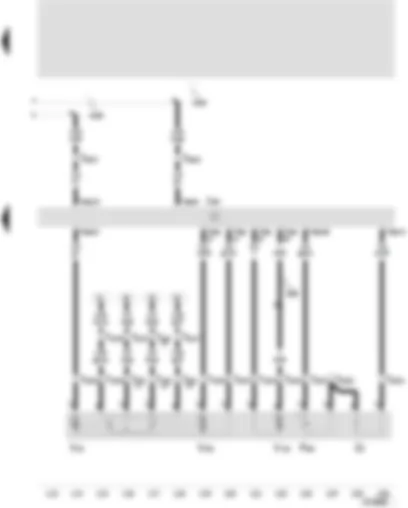 Wiring Diagram  SEAT LEON 2006 - Door control unit - passenger