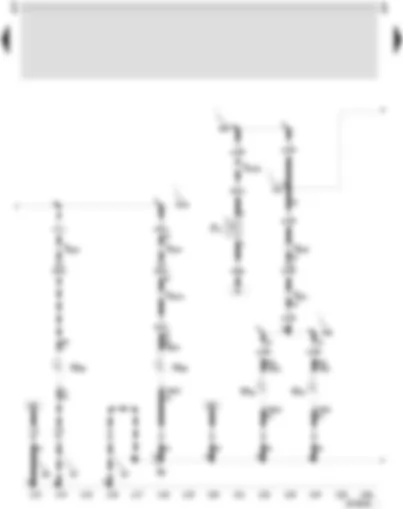 Wiring Diagram  SEAT LEON 2002 - Reversing light switch - reversing light bulb - left - reversing light bulb - right - high level brake light bulb