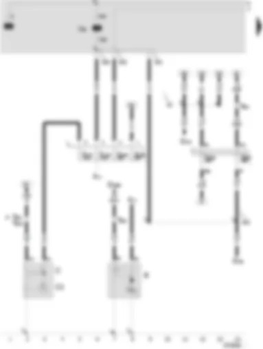 Wiring Diagram  SEAT LEON 2002 - Battery - starter - alternator - voltage regulator - ignition/starter switch - X contact relief relay