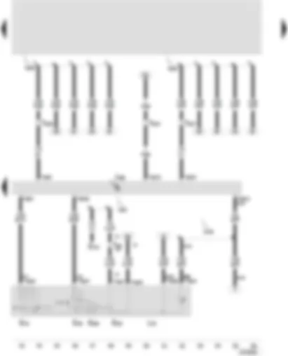Wiring Diagram  SEAT LEON 2002 - Door control unit - driver