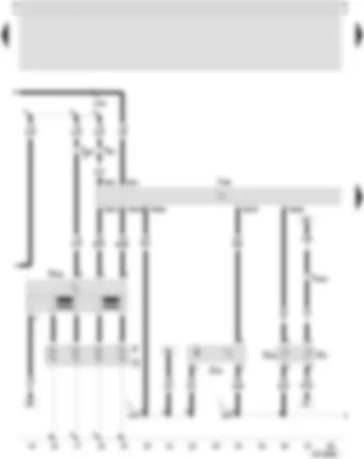 Wiring Diagram  SEAT LEON 2003 - 4CV control unit (injection system) - coolant temperature sender - Hall sender - ignition transformer - spark plug connector - spark plug