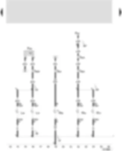 Wiring Diagram  SEAT LEON 2006 - Rear fog light cut-out - contact switch - rear fog light bulb - left - rear fog light bulb - right - reversing light bulb - left