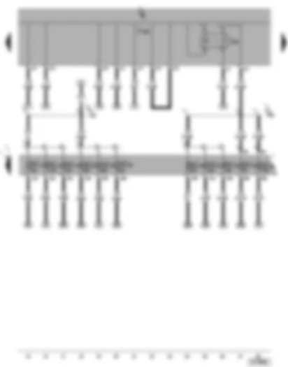 Wiring Diagram  SEAT LEON 2006 - Onboard supply control unit - X-contact relief relay - fuses