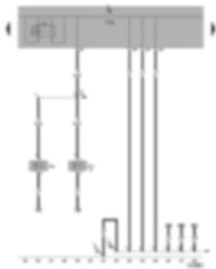 Wiring Diagram  SEAT LEON 2007 - Treble tone horn - bass tone horn - dual tone horn relay