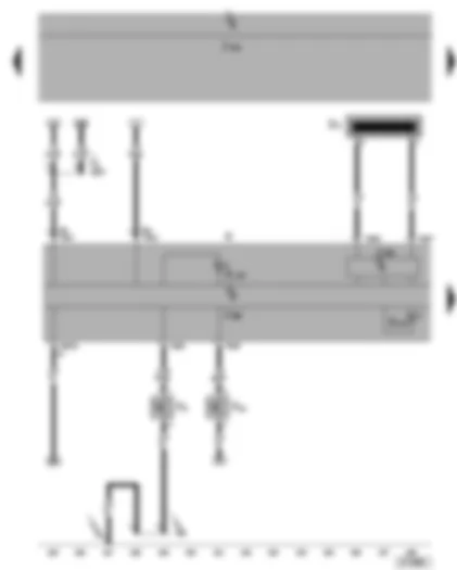 Wiring Diagram  SEAT LEON 2006 - Immobilizer reader coil - handbrake warning switch - brake fluid level warning contact - dash panel insert - immobilizer control unit