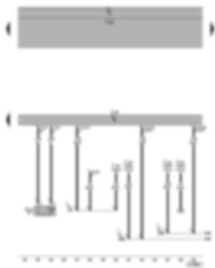 Wiring Diagram  SEAT LEON 2006 - Simos control unit - radiator outlet coolant temperature sender - diagnosis connection