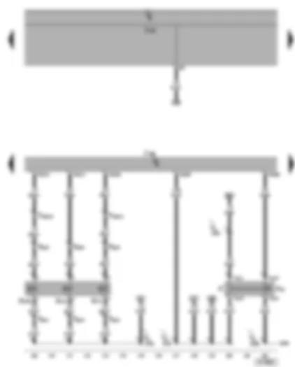 Wiring Diagram  SEAT LEON 2006 - Diesel direct injection system control unit - brake light switch - cruise control system brake pedal switch - exhaust gas recirculation valve - charge pressure control solenoid valve - exhaust gas recirculation cooler change-over valve