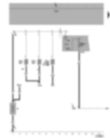Wiring Diagram  SEAT LEON 2006 - Terminal 30 voltage supply relay - battery
