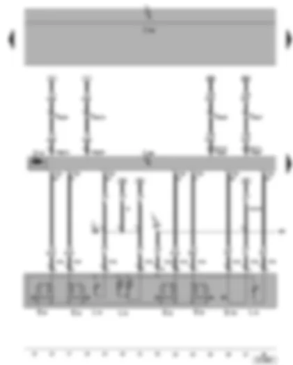 Wiring Diagram  SEAT LEON 2006 - Driver door control unit - driver side window regulator switch - driver side window regulator motor