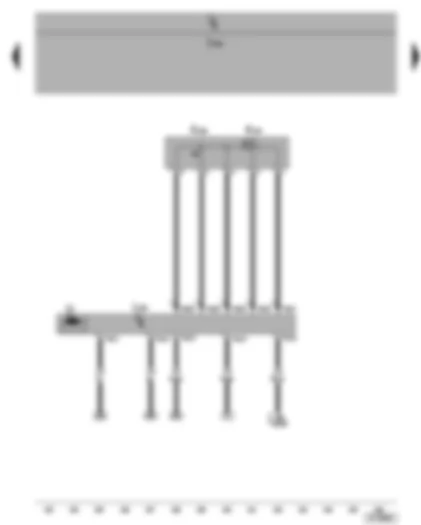 Wiring Diagram  SEAT LEON 2006 - Sliding sunroof adjustment control unit - sliding sunroof motor